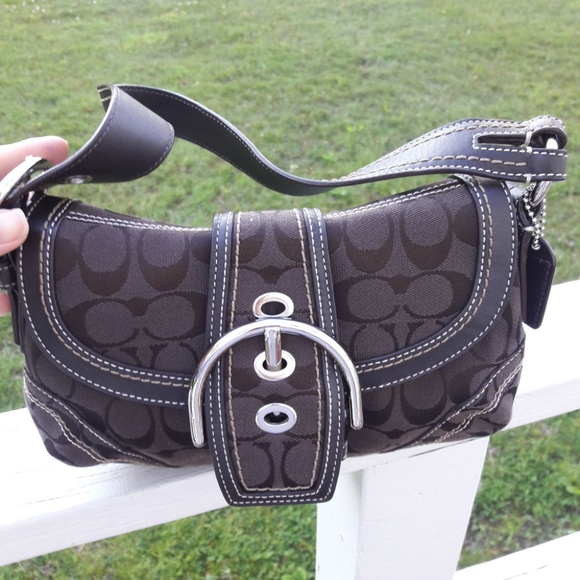 Coach Handbags - Authentic Coach SOHO Purse Brown signature Buckle